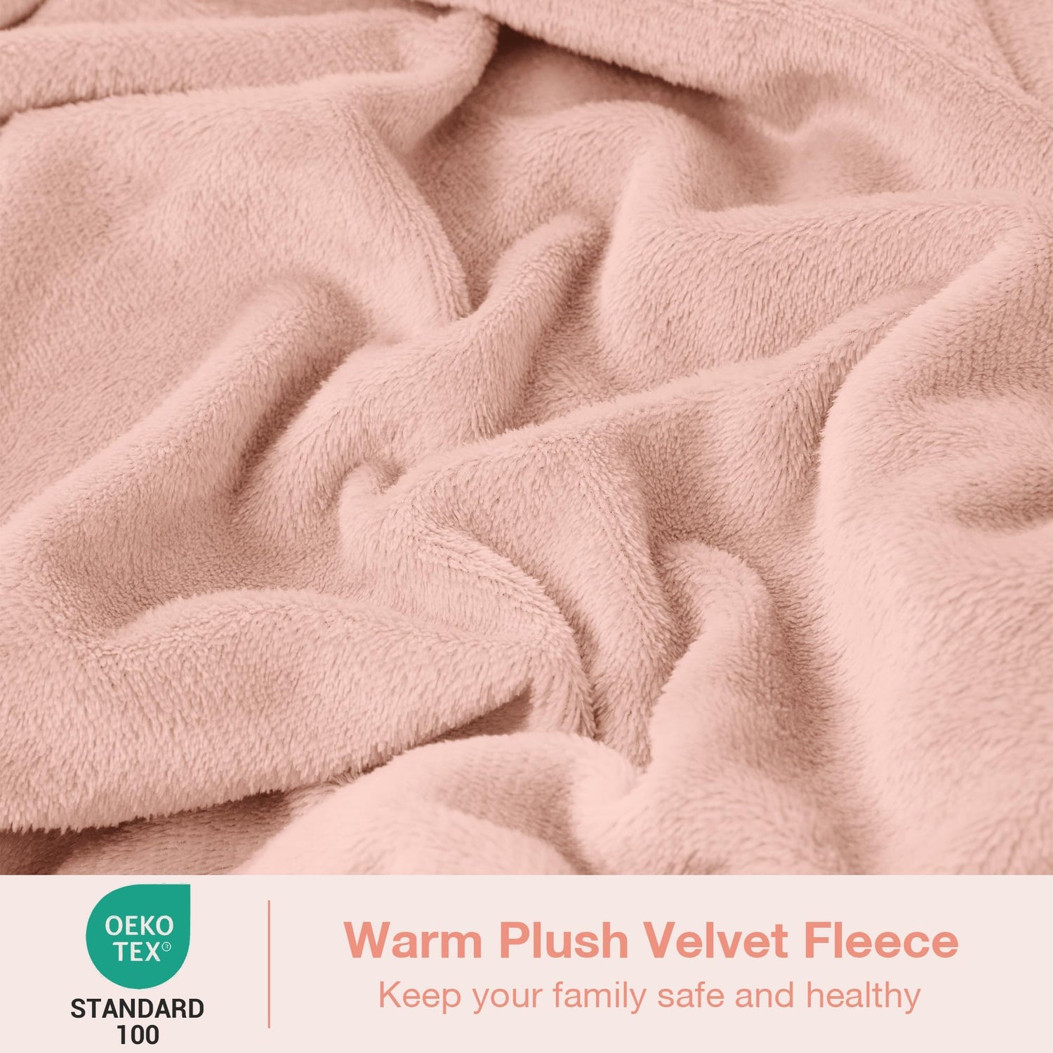Pink Printed Micro Fleece Bed Sheet Set