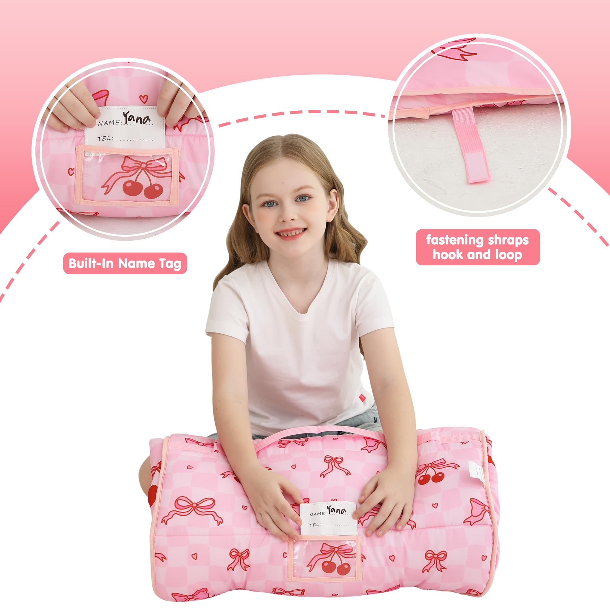Cozy Comfort Nap Mat - Cherry