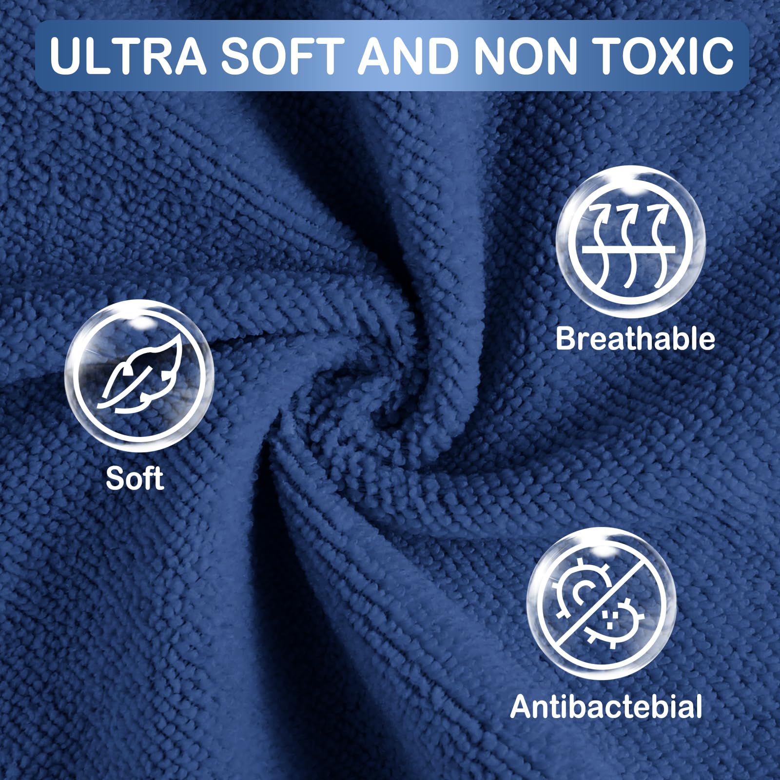 Blue Planet 9x9 Baby Washcloths