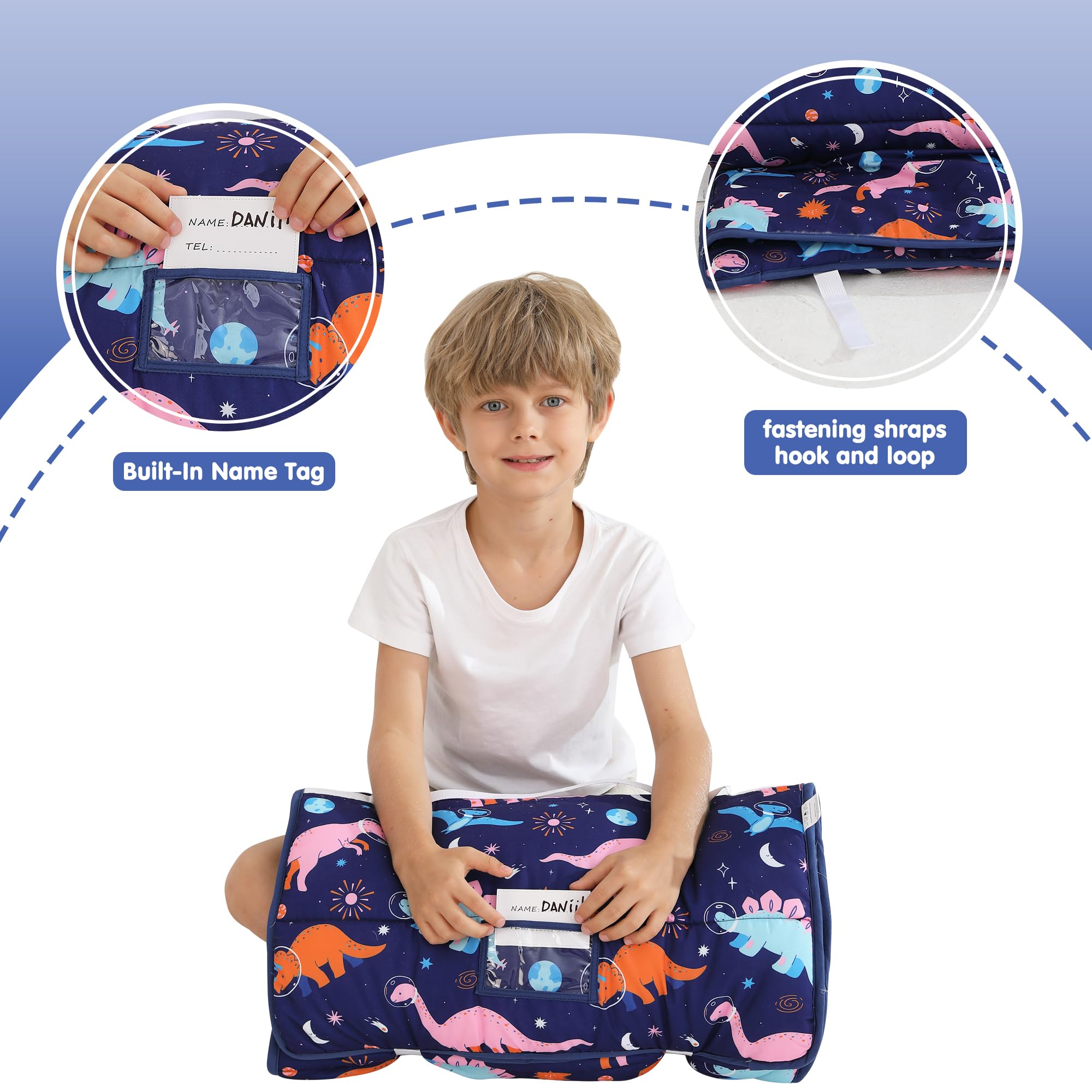 Cozy Comfort Nap Mat - Dinosaur