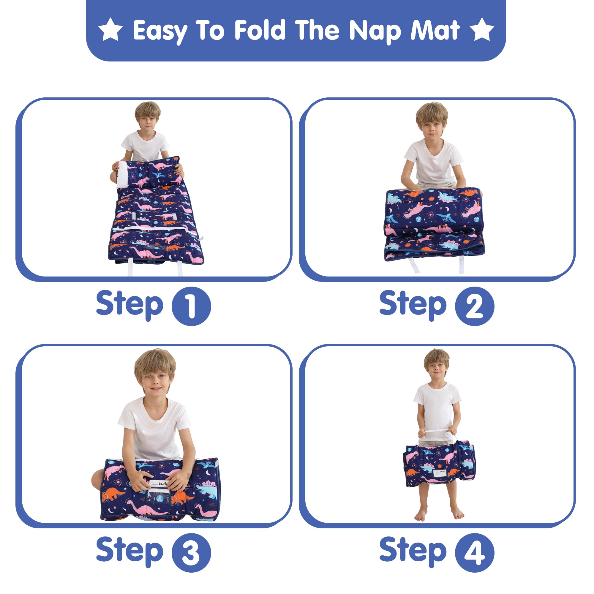 Cozy Comfort Nap Mat - Dinosaur
