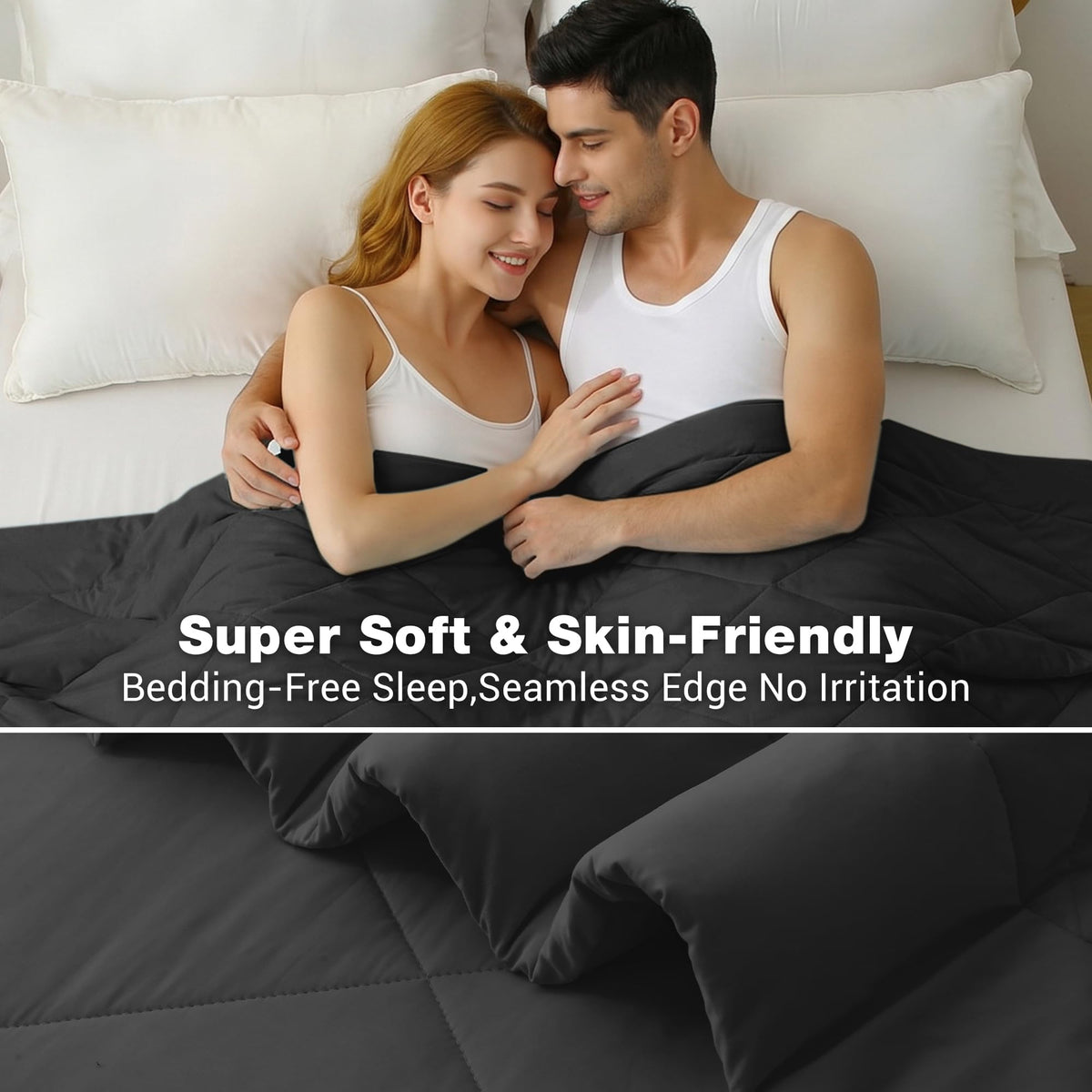 Cooling Summer Comforter for Hot Sleepers, Lightweight & Breathable