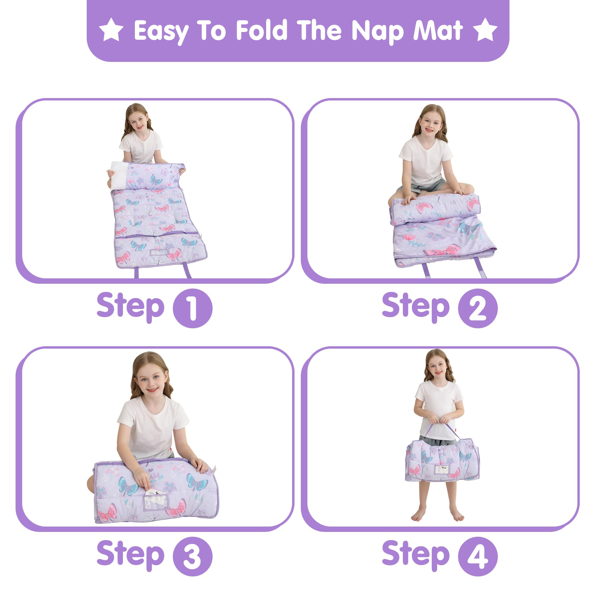 Cozy Comfort Nap Mat - Butterfly