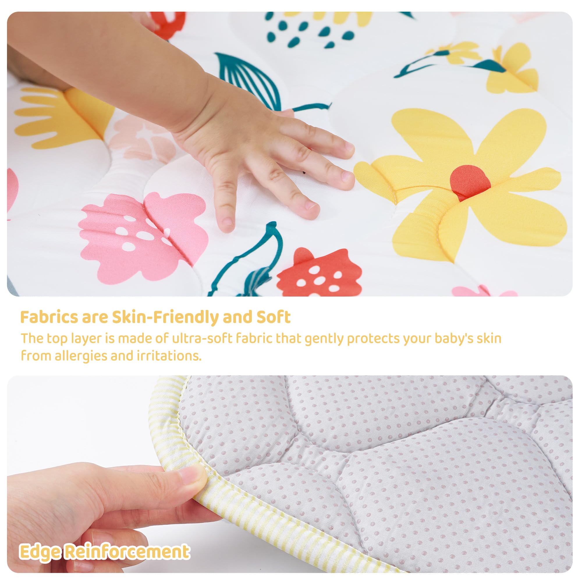 Flower Baby Play Mat 50 x 50