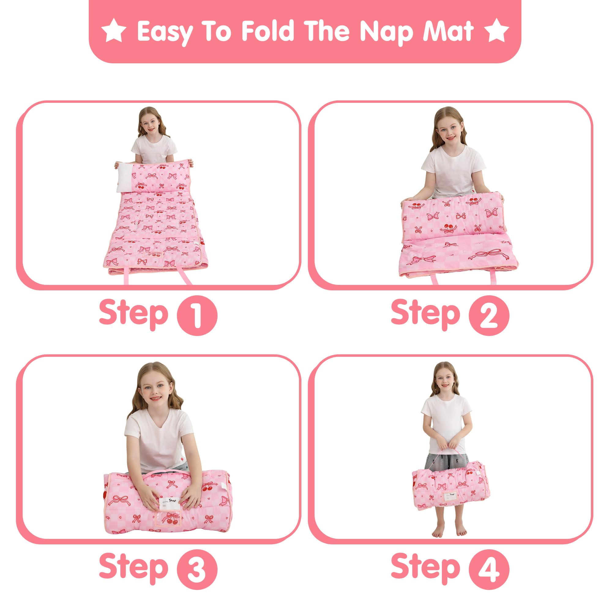 Cozy Comfort Nap Mat - Cherry