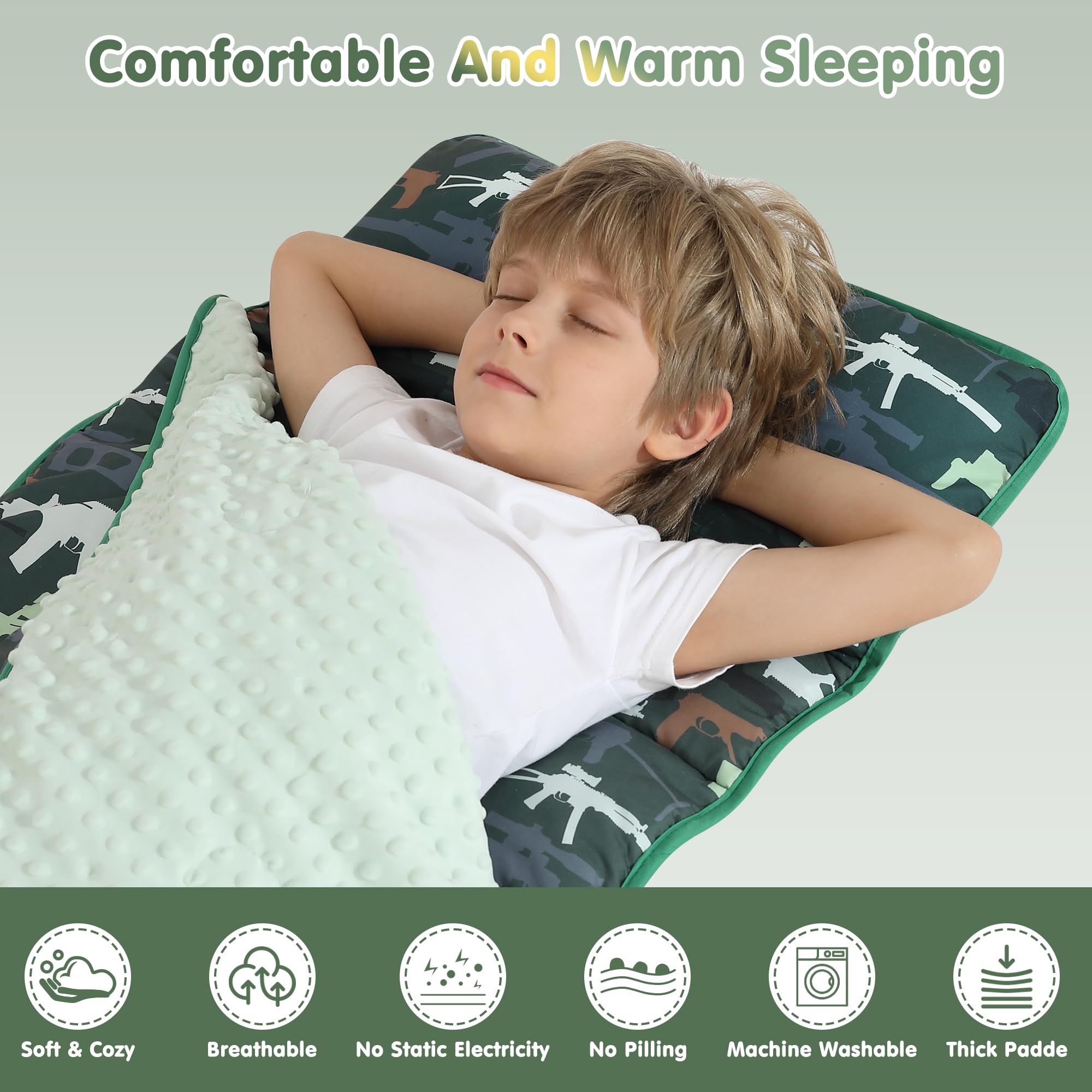 Cozy Comfort Nap Mat - Camouflage