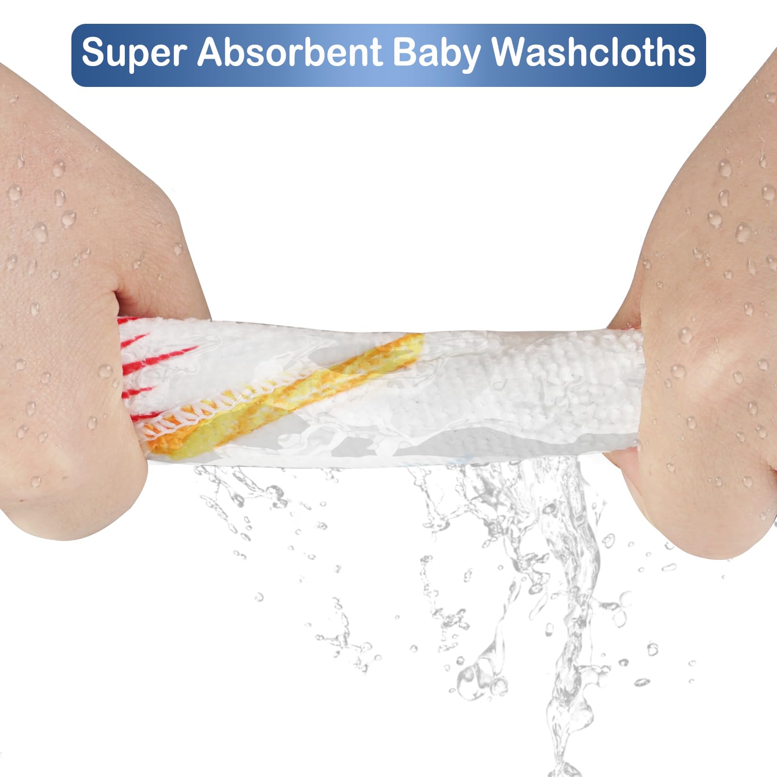 Blue Planet 9x9 Baby Washcloths