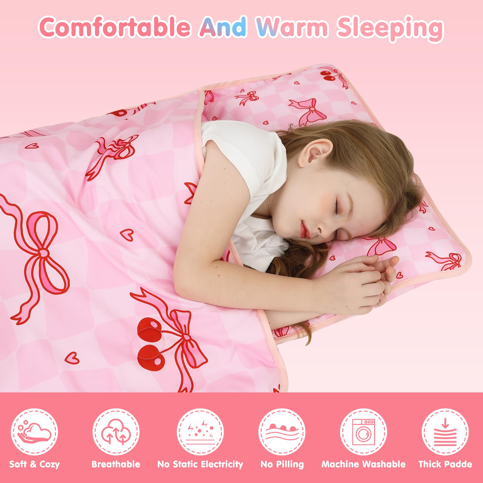 Cozy Comfort Nap Mat - Cherry