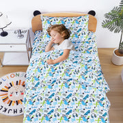 Trendy Skateboard Graffiti Kids Microfiber Bed Sheet Set Deep Pocket Soft & Breathable