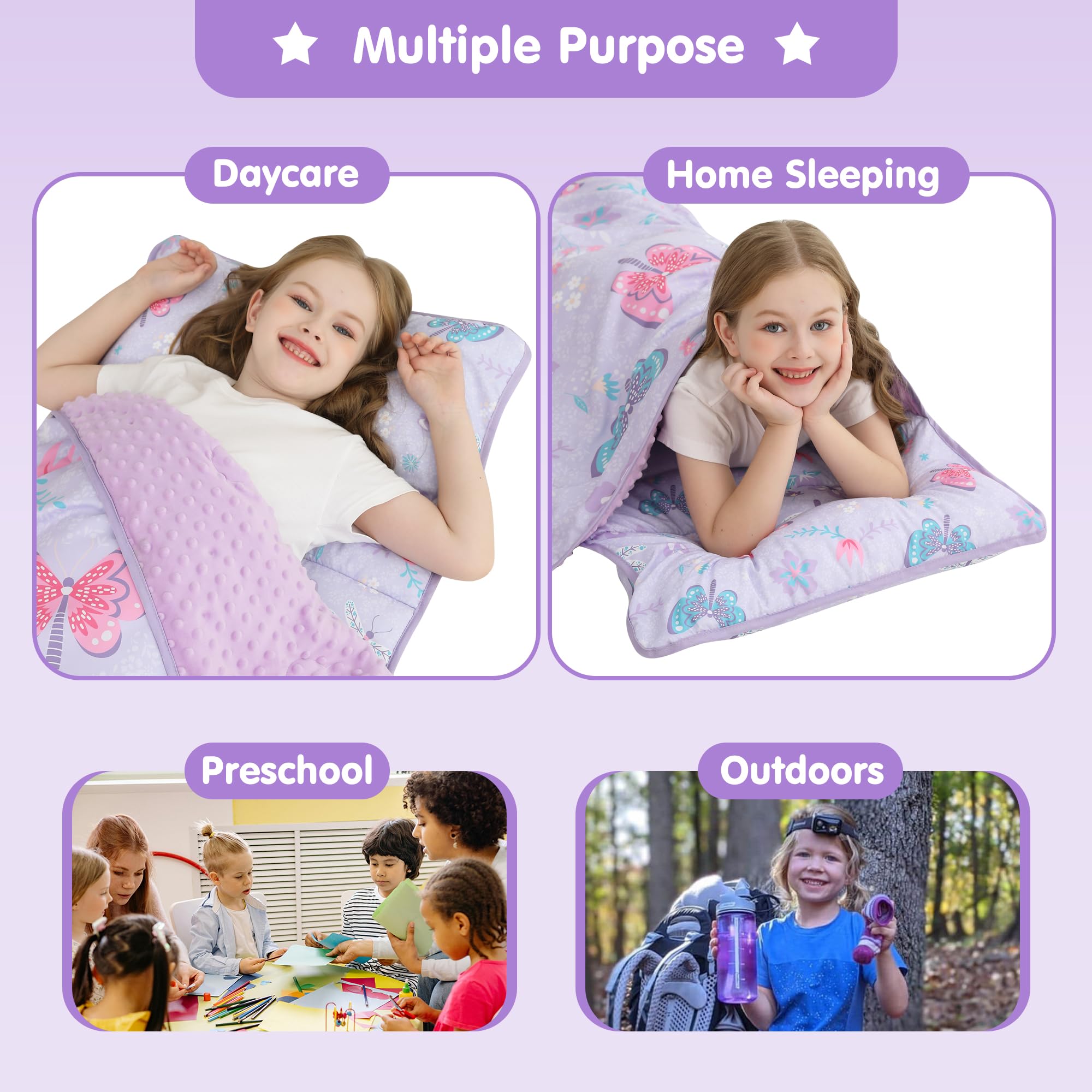 Cozy Comfort Nap Mat - Butterfly