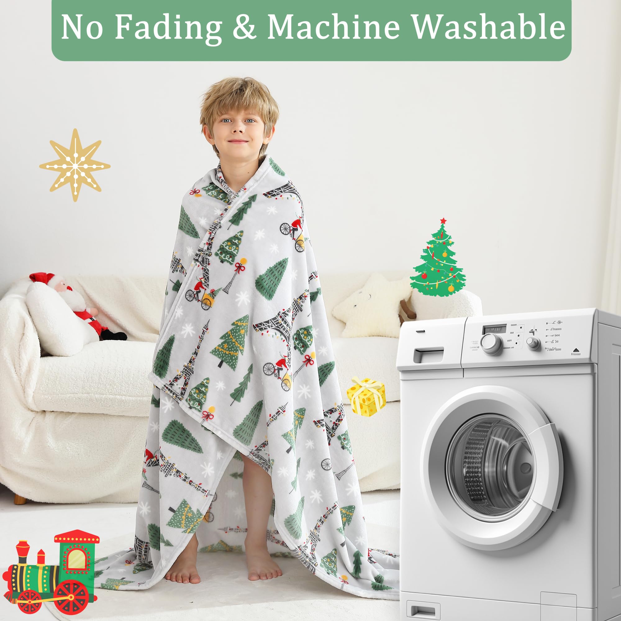 Christmas Tree Kids Throw Blanket 50" x 60"