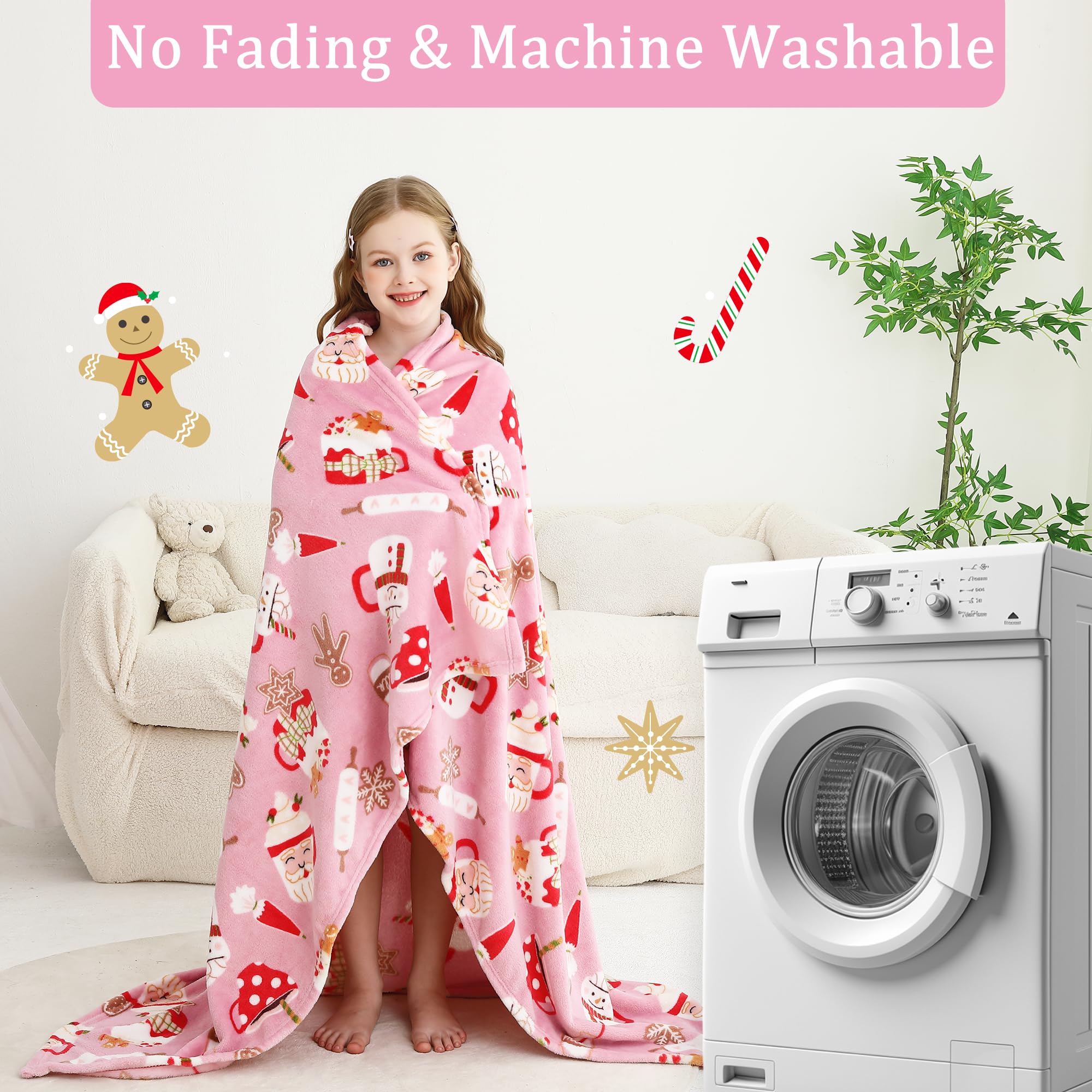Santa Claus Kids Throw Blanket 50" x 60"