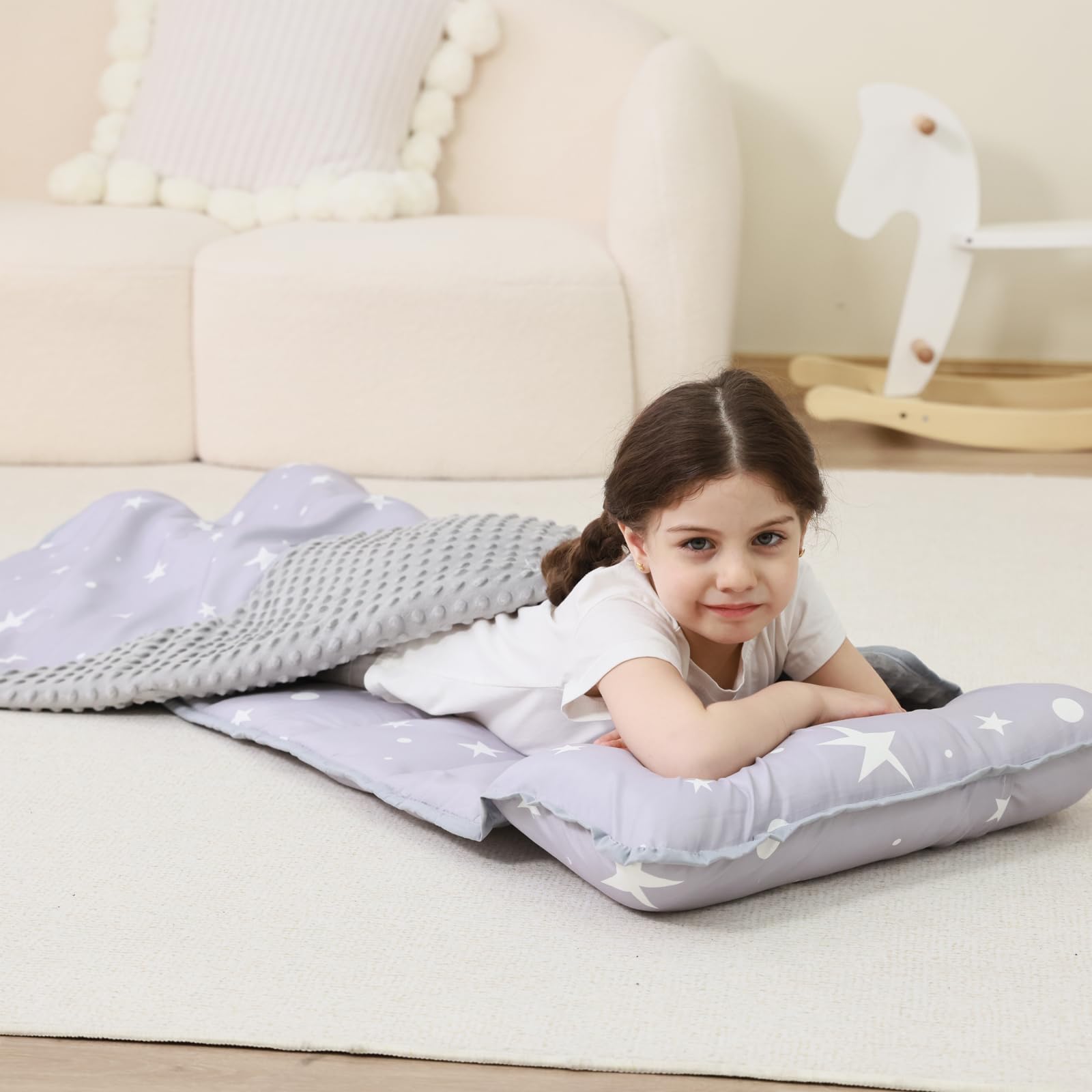Cozy Comfort Nap Mat - Gray Elephant